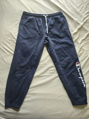 Champion Men’s Navy Logo Jogger Sweatpants